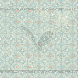 Seamless Vintage Retro Pattern. With Grunge Texture - vector clip art