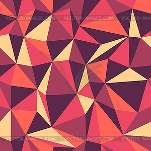 Retro Triangle seamless colorful pattern - royalty-free vector clipart