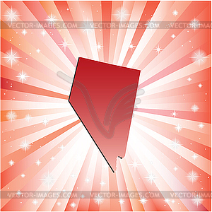 Red Nevada - vector image