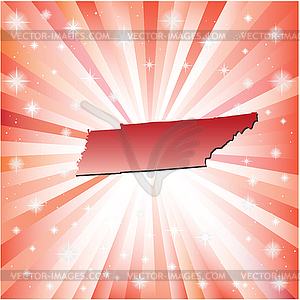 Red Tennessee - vector image