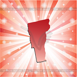 Red Vermont - vector clipart