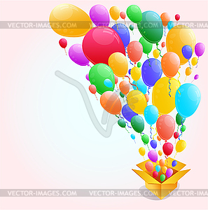 Colorful Balloon Abstract background - vector image