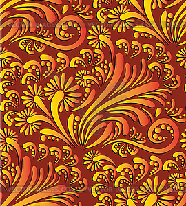 Floral Seamless Pattern Background - stock vector clipart