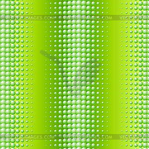 Scattered green balls background - vector image