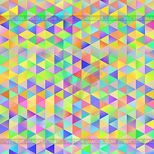 Colorful pattern with chaotic triangles - vector clipart / vector image