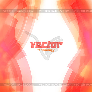 Background with pink blurred lines - vector clipart