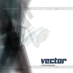 Background with gray blurred lines - vector image