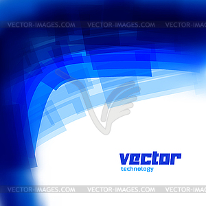 Background with blue blurred lines - vector clip art