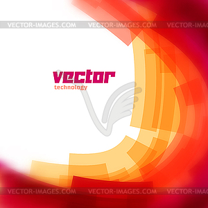 Background with red blurred lines - vector clipart / vector image