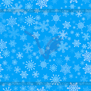 Синий Бесшовные Рождество с различными - векторное изображение клипарта