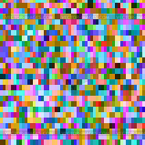 Colorful pattern with chaotic pixels - vector clip art