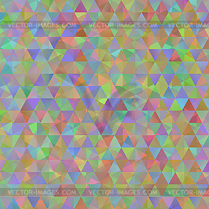 Colorful pattern with chaotic triangles - vector image