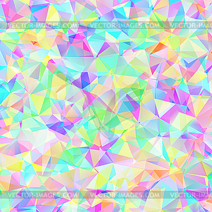 Colorful pattern with chaotic triangles - vector clipart