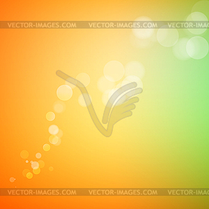 Abstract bokeh sparkles on blurred background - vector clip art