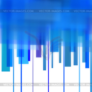 Фон с синими размытыми линиями - векторный клипарт