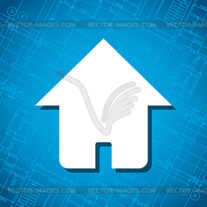Blueprint Главная икона - изображение в векторном виде