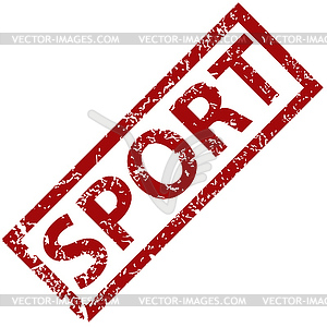 Sport rubber stamp - vector clip art