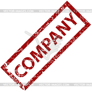 Company rubber stamp - vector clip art