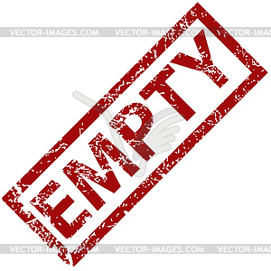 Empty rubber stamp - vector clip art