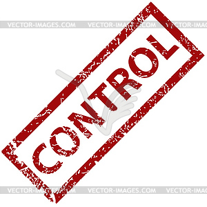 Control rubber stamp - vector clipart