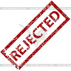 Rejected rubber stamp - vector clipart