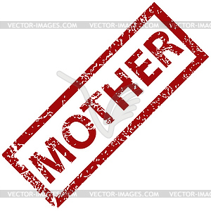 Mother rubber stamp - vector clipart