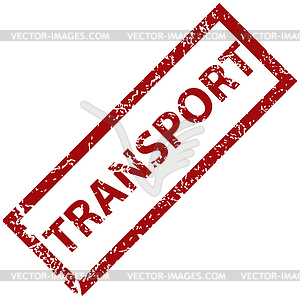 Transport rubber stamp - royalty-free vector clipart