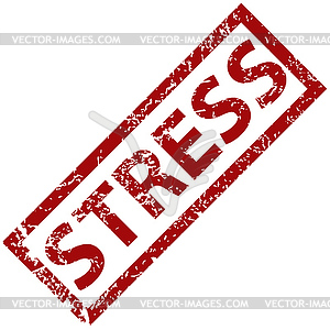 Stress rubber stamp - vector clipart