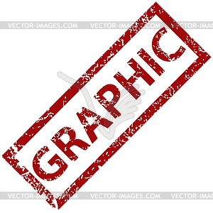 Graphic rubber stamp - vector clip art