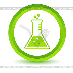 Chemical flask icon - vector clipart / vector image