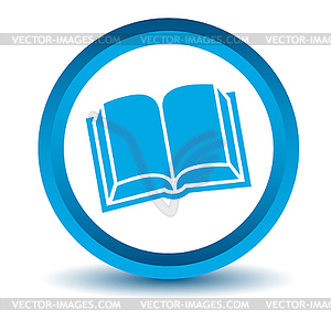 Blue book icon - vector clipart