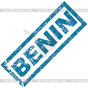 Benin rubber stamp - vector clip art