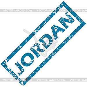 Jordan rubber stamp - vector image