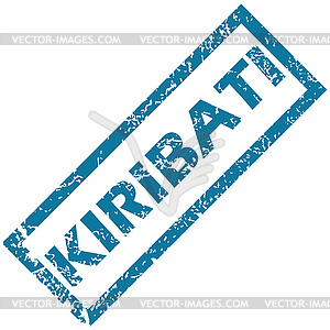 Kiribati rubber stamp - vector EPS clipart