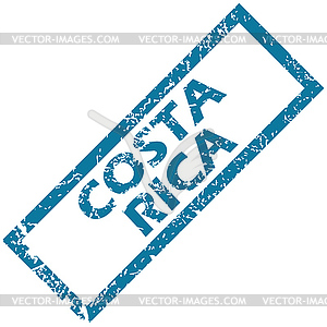 Costa Rica rubber stamp - vector image