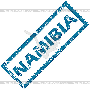 Namibia rubber stamp - vector clipart