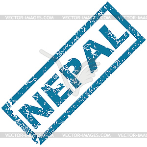 Непал штамп - векторное изображение клипарта