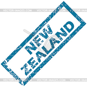 New Zealand rubber stamp - vector clipart