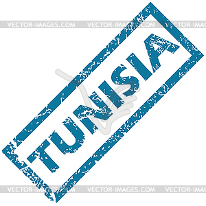 Tunisia rubber stamp - vector image