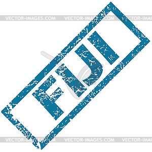 Fiji rubber stamp - vector image