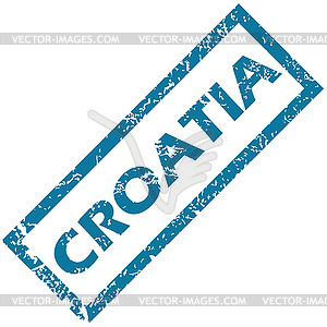 Croatia rubber stamp - vector clipart