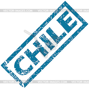 Chile rubber stamp - vector EPS clipart