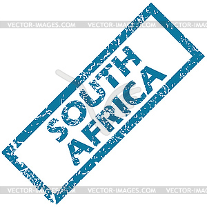 South Africa rubber stamp - vector clip art