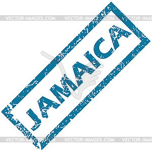 Jamaica rubber stamp - vector clipart / vector image