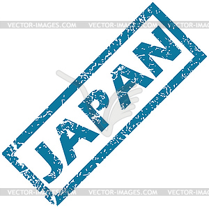 Japan rubber stamp - vector clipart