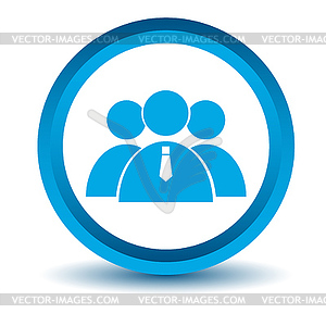 Blue leader icon - vector clipart