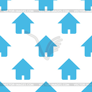 Home seamless pattern - vector clipart