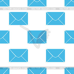 Mail seamless pattern - vector image
