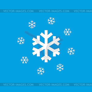 Snow white icon - vector clipart