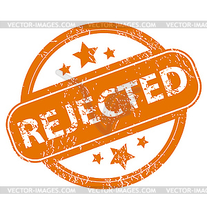 Rejected grunge icon - vector clipart